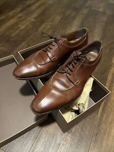 Santoni Gordon Brown Dress Shoes | Size 11D