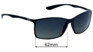 SFx lentes de repuesto para gafas de sol se adapta a Ray Ban RB4179 Liteforce - 62mm de ancho - Imagen 1 de 30