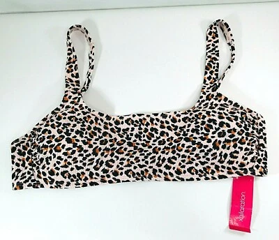 Xhilaration Leopard Print Bra XL 12-14 Girls NEW with tags 2017 Bikini Top - Image 1 of 3