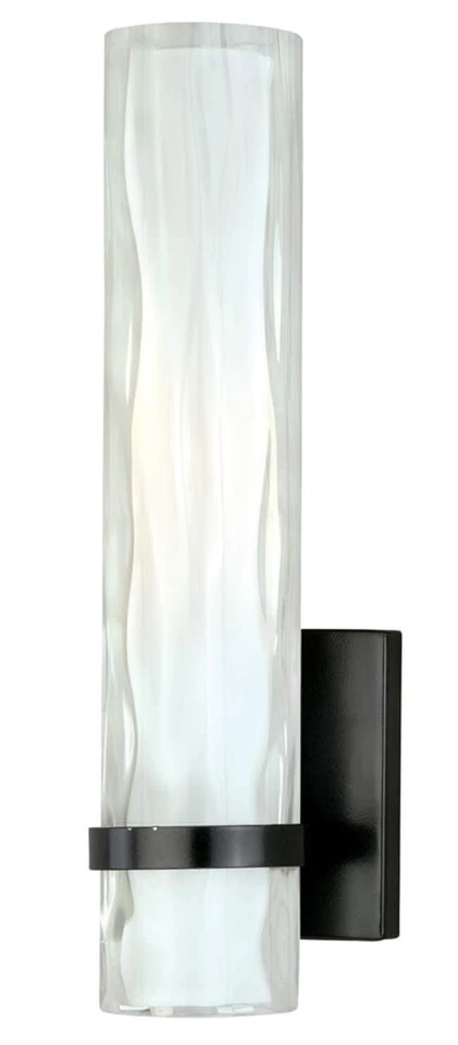 Aplique de baño Vaxcel Lighting W0049 Vilo 14" de alto - bronce Foto 1 de 4