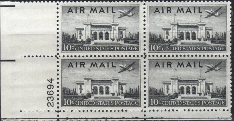 US Scott #C34 Plate Block of 4, MNH - Image 1 of 1