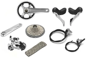 Shimano GRX Limited Edition Silver RX810 Gravel Bike Groupset 1x 11s 172.5mm 40T - Picture 1 of 7