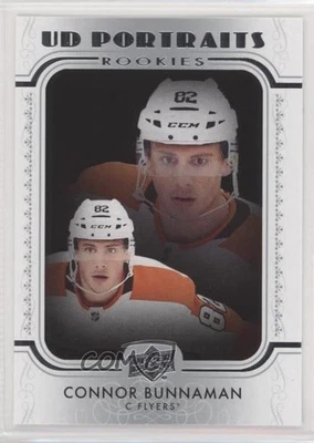 2019-20 Upper Deck UD Portraits Rookies Connor Bunnaman #P-55 Rookie RC - Image 1 of 2