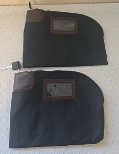 Borsa da banca pochette portamonete con serratura set di 2 - Foto 1 di 10