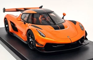 GTSpirit 1/18 Koenigsegg Jesko Attack Supercar Tang Orange 2022 Resin Model Car - Picture 1 of 8