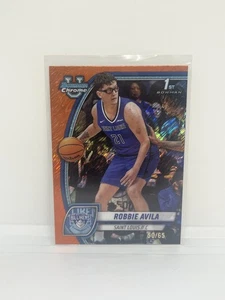 2024-25 Bowman University - #61 Robbie Avila Orange Shimmer /65 - Picture 1 of 2