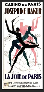 AFFICHE  POSTER      JOSEPHINE BAKER - Picture 1 of 1