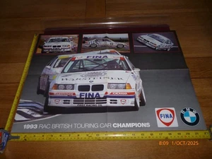 STEVE SOPER BMW 1993 RAC BRITISH TOURING CAR BTCC CHAMPIONS AUTOSPORT POSTER - Picture 1 of 6