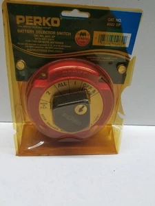 Interruptor selector de batería Perko 8502DP con bloqueo de llave nuevo en paquete - Imagen 1 de 2