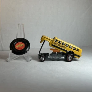 Hot Wheels Redline 1970 S’Cool Bus giallo quasi come nuovo con bottoni pesi massimi - Foto 1 di 24