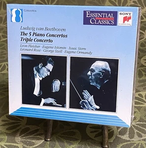 Beethoven: The 5 Piano Concertos, Triple Concerto/Leon Fleisher-NEW 2 CD Box Set - Bild 1 von 3
