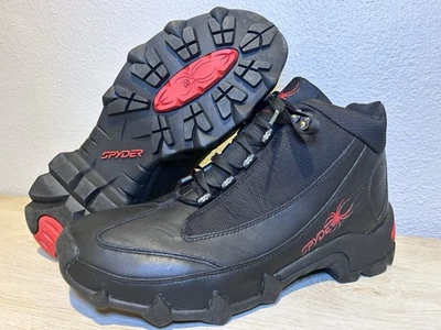 SPYDER Banshee Thinsulate Aislado Senderismo Motocicleta Botas Para Hombres Talla 12 Negras/Rojas Foto 1 de 4