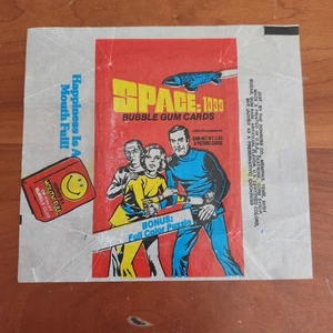 SPACE 1999 BUBBLE GUM CARDS 1976 Wax Wrapper Only RARE - Picture 1 of 4