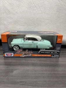 1950 Chevy Bel Air Green - Motormax Premium American 73268 - 1/24 Scale Diecast - Picture 1 of 7
