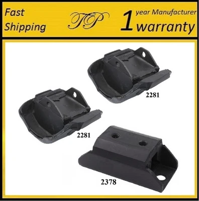 3 PÇS MOTOR DIANTEIRO E MONTAGEM TRANS para 1968-1972 BUICK SKYLARK 5.7L THM350 3SPD - Imagem 1 de 4