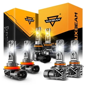 AUXBEAM Canbus LED Headlight 6500K Fog Light 3000K For Toyota Solara 2004-2006 - Picture 1 of 12