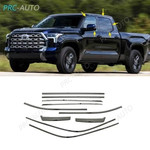 Chrome Steel Windows Strip Sill Molding Cover Trim For Toyota Tundra 2022-2026 - Bild 1 von 8