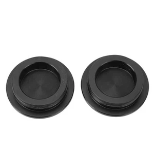 (Black) Rahmenlochstopfen Robust 2 Stück CNC-Aluminium Leicht - Afbeelding 1 van 22
