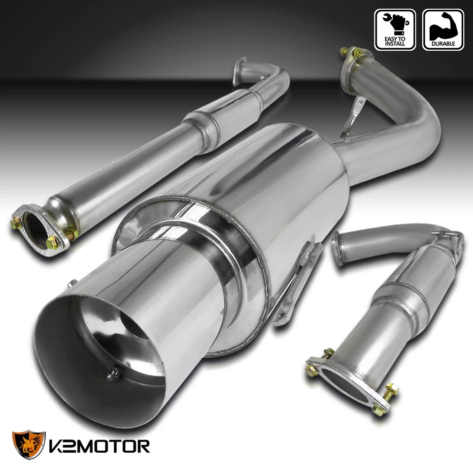 Fits 95-99 Mitsubishi Eclipse GST 2.0L Turbo N1 Muffler Catback Exhaust System Foto 1 de 4