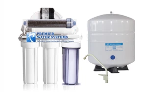 Dual Use Reverse Osmosis Water Filter System Aquarium/Drink RODI +Permeate Pump - Picture 1 of 2
