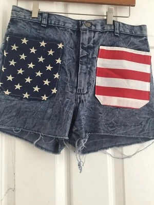 Pantalones Cortos Unisex Patriotic Tide Dye Talla 31 Foto 1 de 4