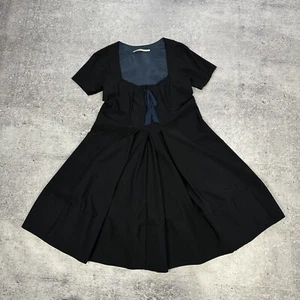 Marithe Francois Girbaud Dress Black Blue Women’s Size US 5 - Picture 1 of 15