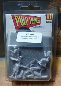 Figuras de pulpa de Bob Murch metal alemán Seebatalillon Maxim Gun Crew nuevas - Imagen 1 de 1