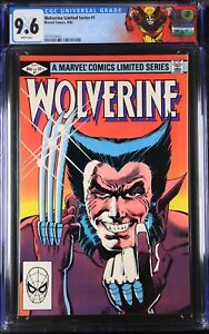 Wolverine Limited Series #1 CGC 9.6 NM+WP 1982 Frank Miller White Custom Label