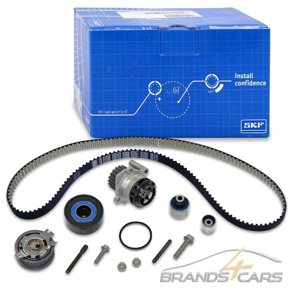 SKF Wasserpumpe Zahnriemen Satz für Seat Exeo ST Leon Altea 04-22 Vkmc01148-2
