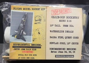 OLLIE-OOP X-15 Flying Model Rocket Kit NASA X 15 Model Rocket 35mm New Sealed - Picture 1 of 5