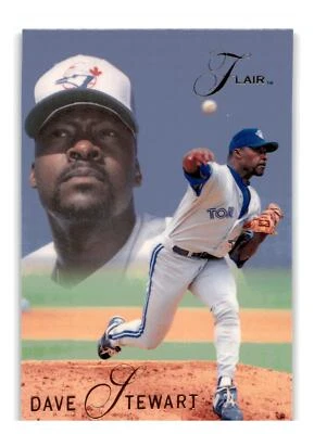 Dave Stewart 1993 Flair #295 Toronto Blue Jays Mint to Gem - Image 1 of 2
