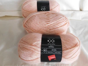 Lote de 3 tinte rosa polvoriento K C Roving lote 649299 - Imagen 1 de 2