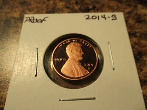 2014-S PROOF LINCOLN CENT    A - Picture 1 of 2