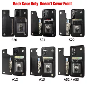 Handy Hülle Für Samsung A54 A34 S22 S21 S23 FE Leder Kartenfach Stoßfeste Case - Bild 1 von 38