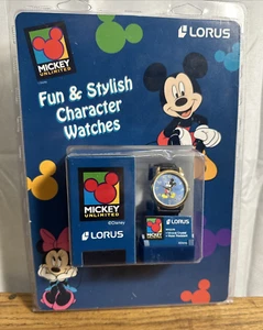 Vintage Lorus Disney Mickey Mouse Watch Mickey Unlimited New Old Stock-READ - Picture 1 of 6