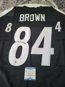 Antonio Brown Autographed/Signed Jersey COA Raiders Steelers Future HOF - Picture 1 of 8