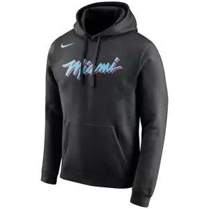 Miami Heat Nike City Edition Essential Logo Pullover Hoodie Men's NBA Vice MIA - Picture 1 of 3