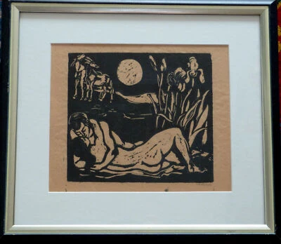 Paar in den Dünen von  Johann P. LInde--Lübecker/Travemünder Maler - Bild 1 von 3