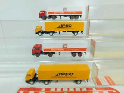 4x wiking H0 1:87 Autoarticolato MB: 545 Regent Mobile + 547 Ipec , S.G Box # - Immagine 1 di 4