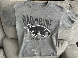 Kids San Diego Zoo Tasmanian Devil “Bad To The Bone” Graphic T-Shirt Size Medium - Picture 1 of 3