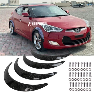 Kit de arcos de rueda anchos para guardabarros de coche de 3,5" para Hyundai Veloster 4 piezas Foto 1 de 4