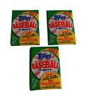 Vintage 1987 Topps Baseball Wax Packs Lot Of 3 Brand New Sealed - Collectable