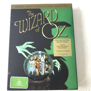 Wizard Of Oz Dvd Box Set Rare Collectors Edition Movie Merchandise Three Disc R4 - Picture 1 of 15