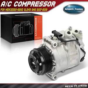 AC Compressor w/ Clutch for Mercedes GLS450 GLS550 GLE63 AMG GLE43 AMG 7SES17C