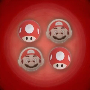 4 pezzi tappi impugnature pollice per Nintendo Switch /oled / Lite cover stick analogica - Foto 1 di 5