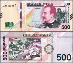 Honduras 500 Lempiras, 2022, P-113, UNC - Imagen 1 de 1