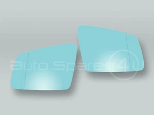 PAR de espejos de vidrio y respaldo para puerta con calefacción azul se adapta a 2010-2013 MB Clase S W221 - Imagen 1 de 2