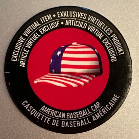 Roblox Action Series 2 AMERICAN BASEBALL CAP Virtual Item Code Only (Messaged) Cover