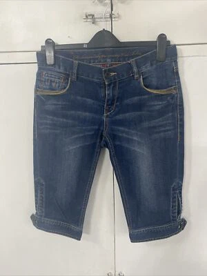Ted Baker Ladies Jean Shorts Waist 26 Blue Vgc!! - Image 1 of 4
