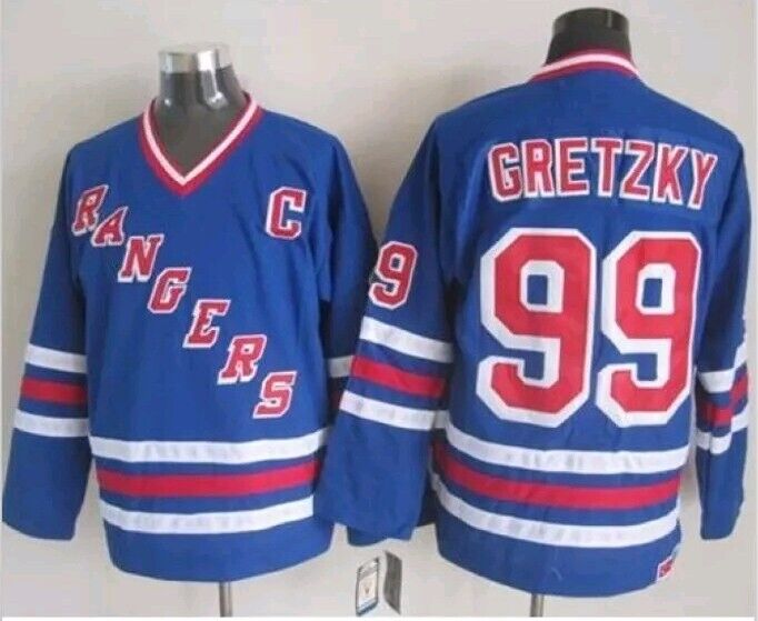 CCM Wayne Gretzky New York Rangers NHL Fan Apparel CCM Wayne Gretzky New York Rangers NHL Fan Apparel